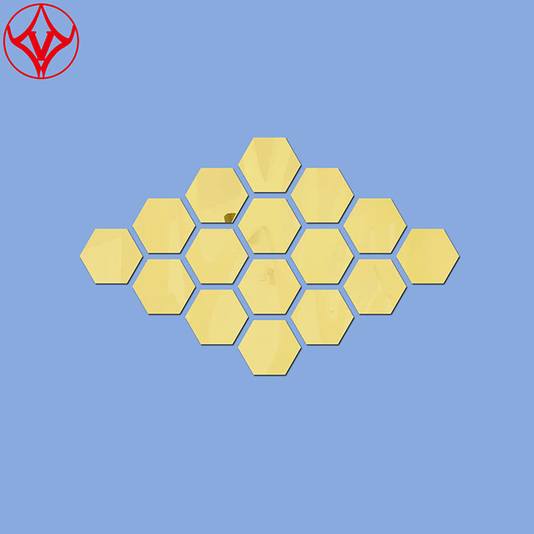 亚克力3d立体墙贴客厅简约现代蜂窝六边形图案墙贴