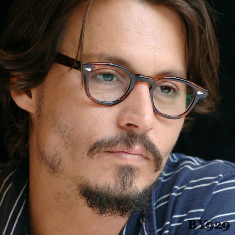 强尼 戴普蝌蚪同款julius tart g.b.g联名眼镜框男近视眼镜架女潮