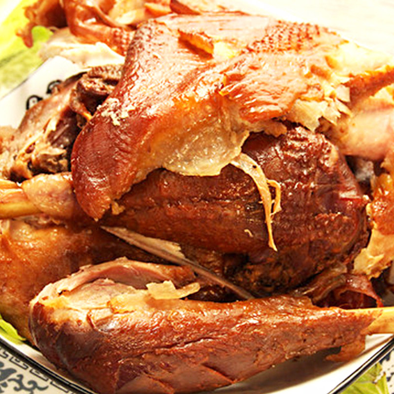 山东老字号沂蒙山特产正宗沂南大庄烧鸡养鸡小草鸡肉零食