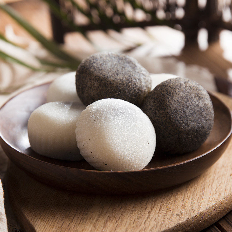 糯米糍 糯米黑芝麻团 干吃汤圆 点心麻糬 传统糕点零食 300g