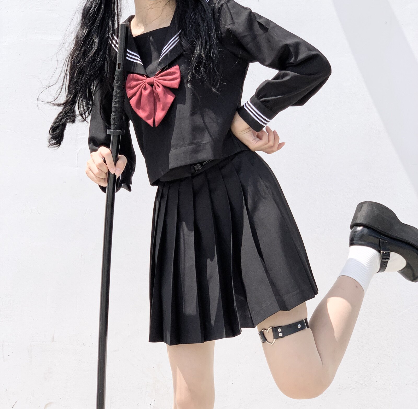 制服北海道正统jk水手基础款全三本长袖秋冬学生校服