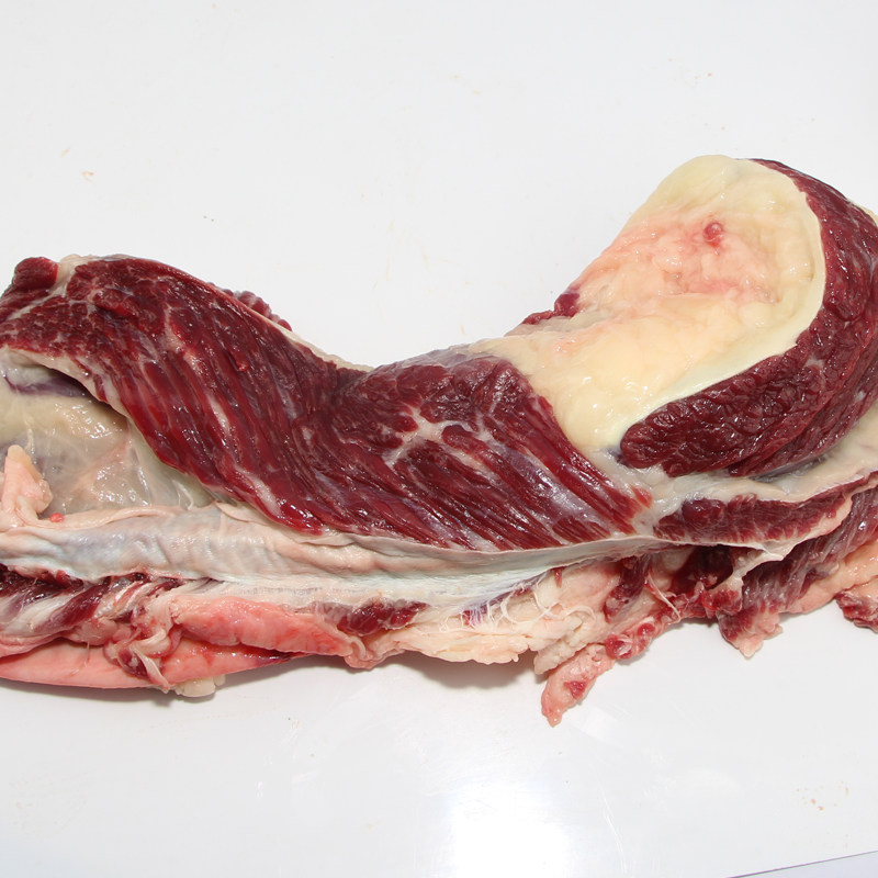 新鲜黄牛肉牛肋条肋骨肉排骨肉新鲜牛肉牛腩坑排腩排骨腩500克