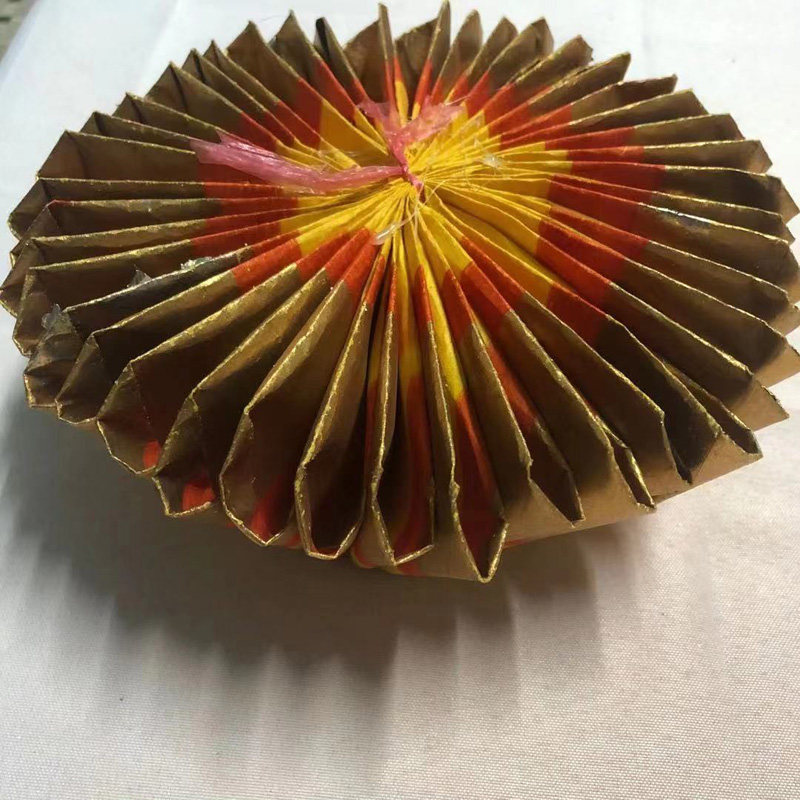 潮汕手工折纸教程四季双连大金一捆多张张有折纸