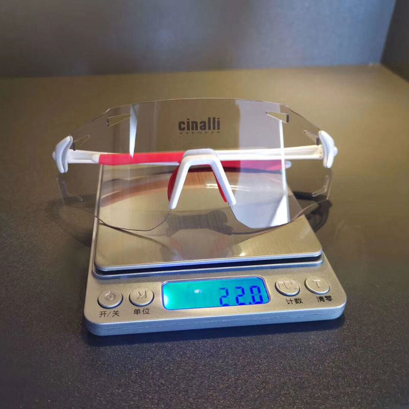 cinalli奇纳利 098a新款变色骑行眼镜跑步近视防风防爆全天候镜片