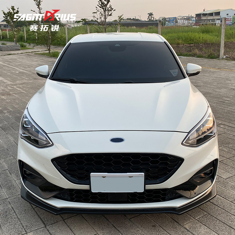 适用19款新福克斯st-line前铲侧铲运动尾翼鸭尾顶翼外观包围改装