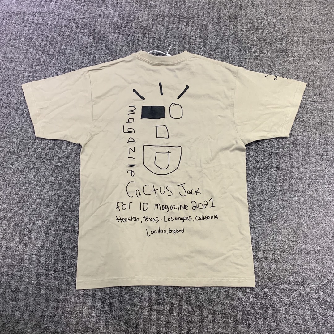 2021 Travis Scott Cactus Jack Wink Utopia Tee男女款短袖T恤