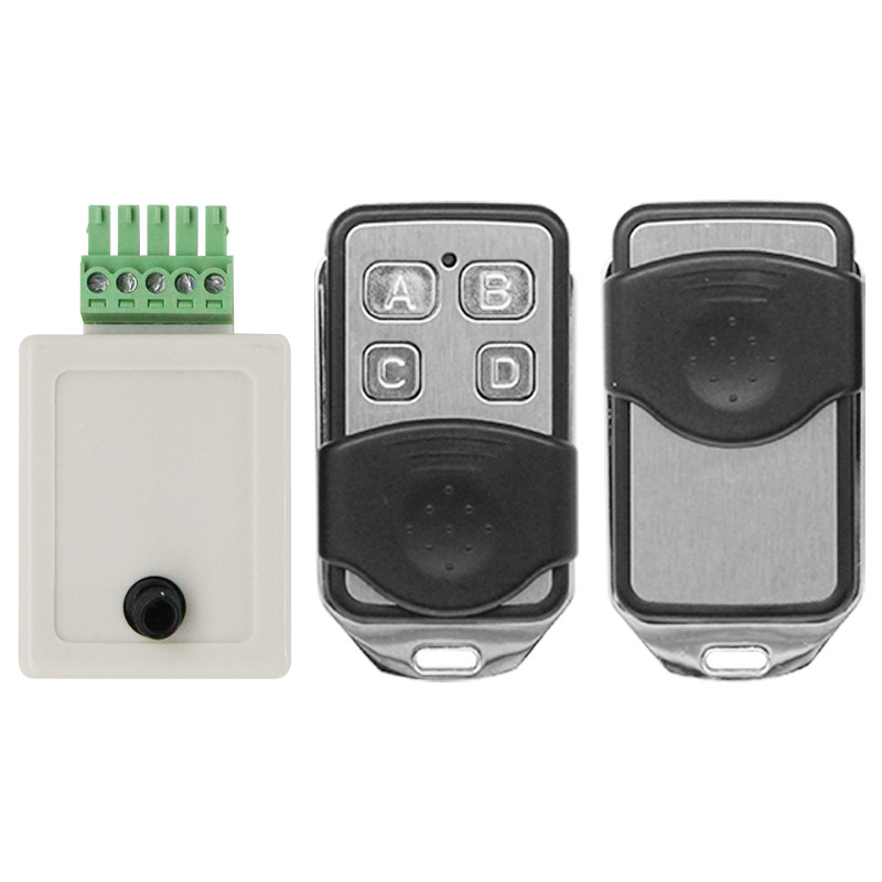 感应门遥控器电动轨道玻璃门五口接收器自动门开门遥控门禁机