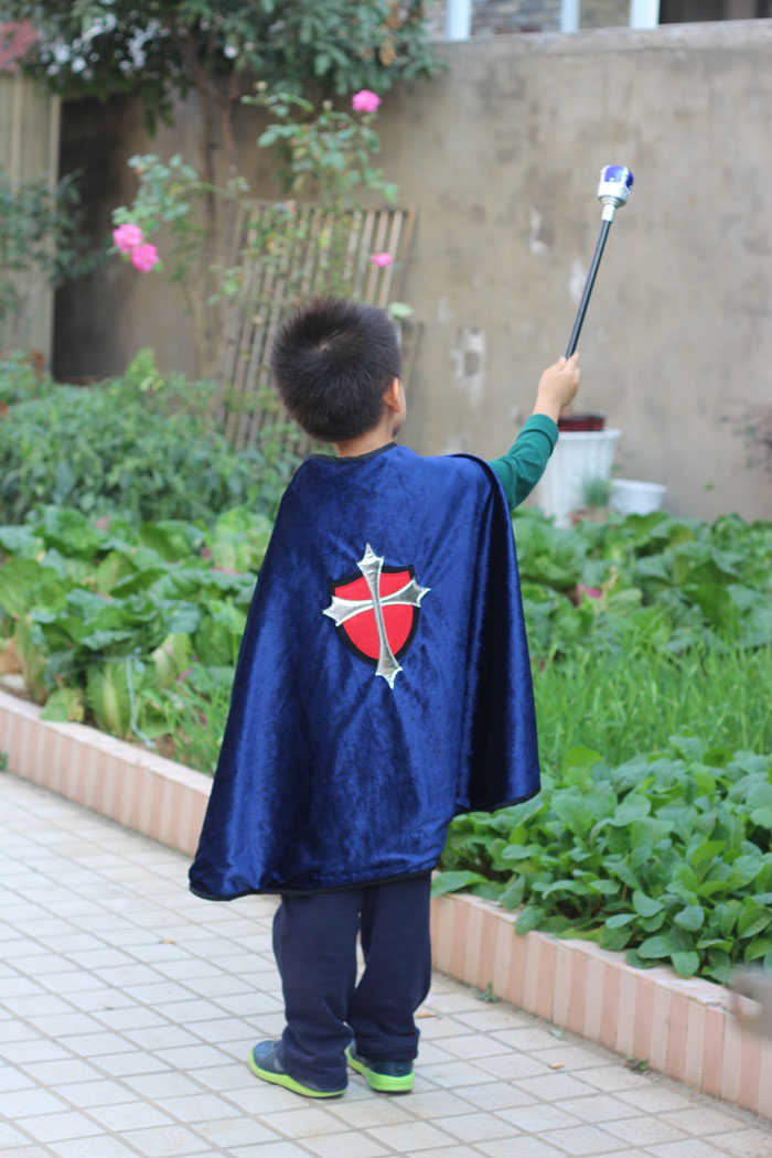 迪斯尼国王王子生日披风万圣圣诞节亲子斗篷皇冠服饰