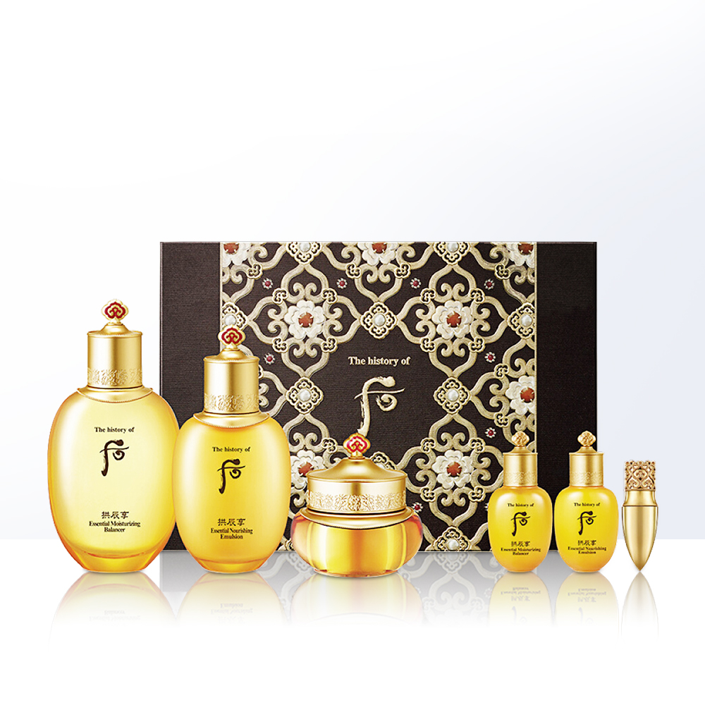 【直营】whoo后拱辰享保湿滋润阴阳水乳霜水油平衡护肤润颜套装￥914