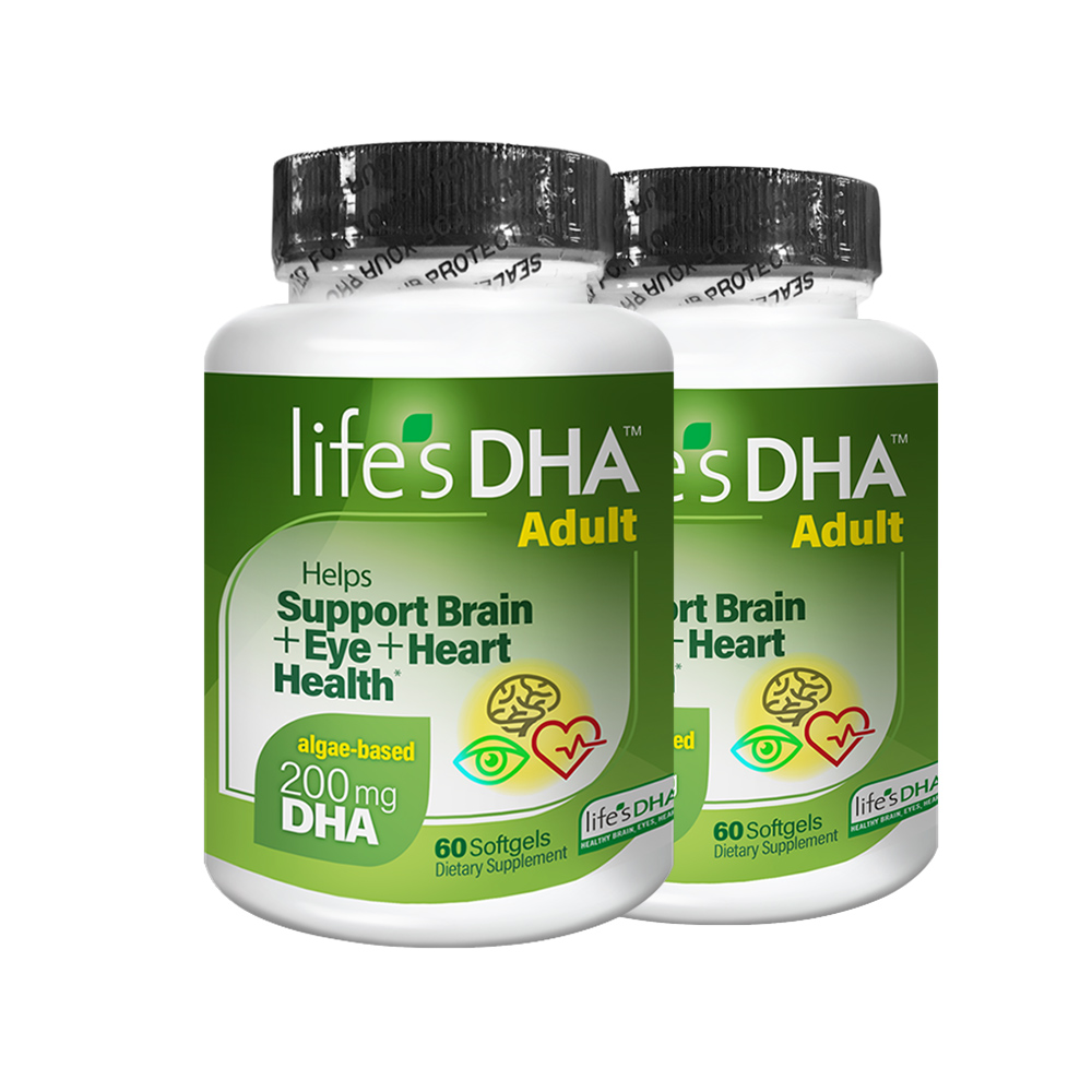 lifes dha孕妇专用海藻油胶囊孕妇吃的藻类美国dha60粒*2