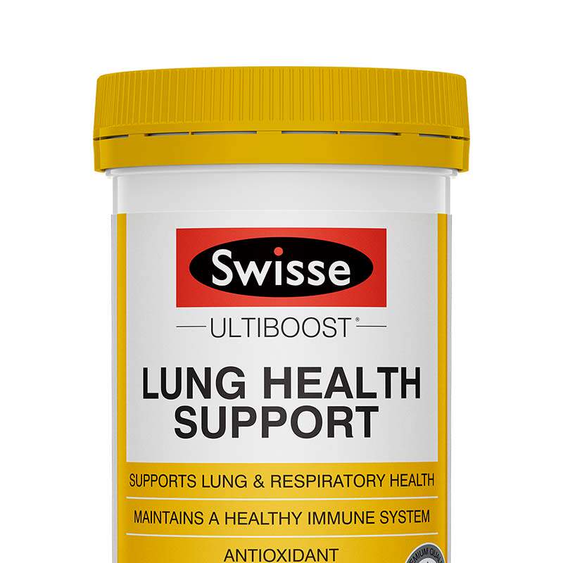 swisse斯维诗清肺片天然草本90片*2瓶防雾霾清肺养肝成人进口