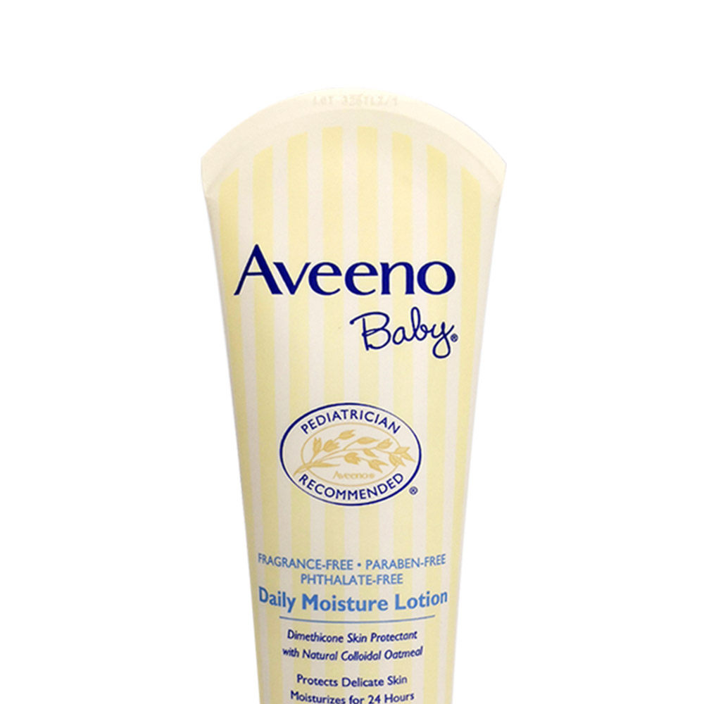 【直营】aveeno baby艾惟诺天然燕麦婴儿保湿润肤无香身体乳*3支
