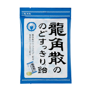 【自营】日本龙角散草本润喉糖含片包装润喉糖70g原味糖果袋装