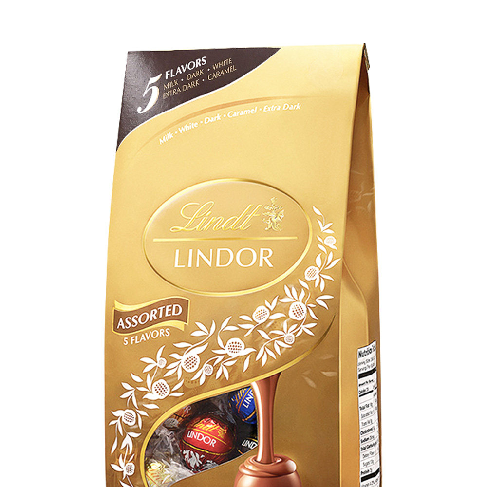 美国进口lindt瑞士莲软心巧克力球50粒600g喜糖年货婚庆零食