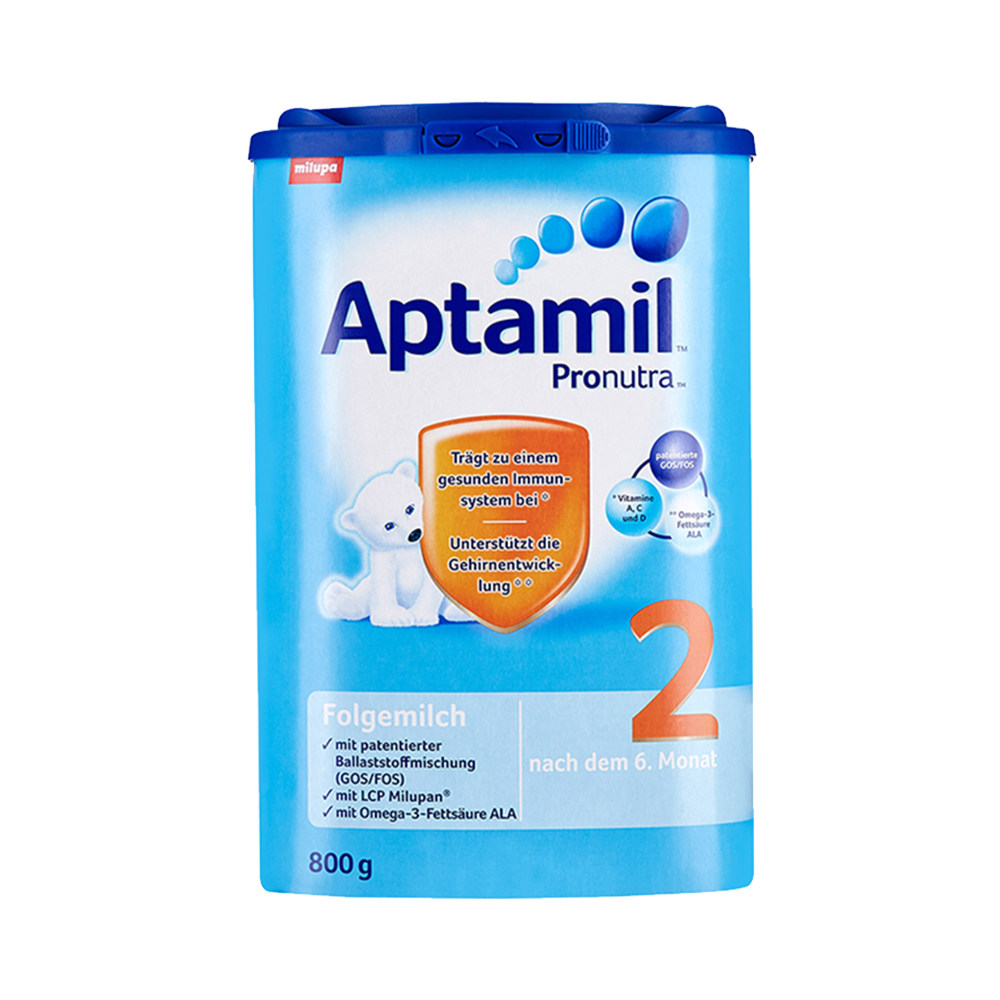【直营】德国爱他美aptamil进口婴儿配方奶粉2段800g 6个月以上