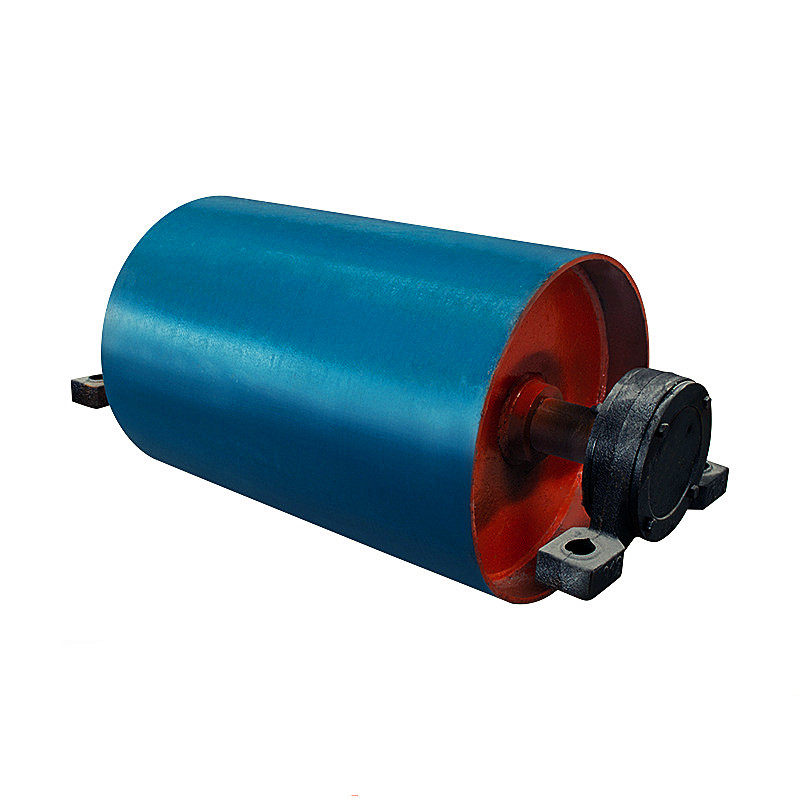 滚筒输送机动力配件皮带机包胶改向传送带传动包陶瓷滚筒