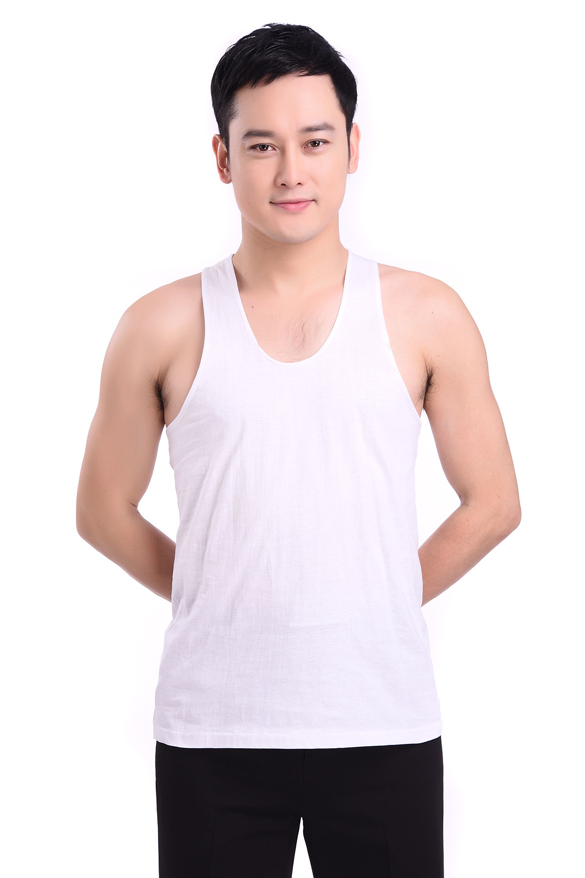 背心夏季中年男士纯棉吊带加肥中老年全棉汗衫背心