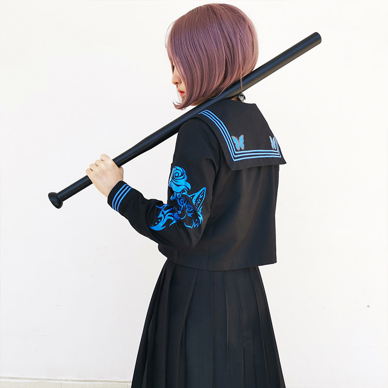 静止脉搏原创诱杀关西襟狼玫瑰不良少女jk学生校服