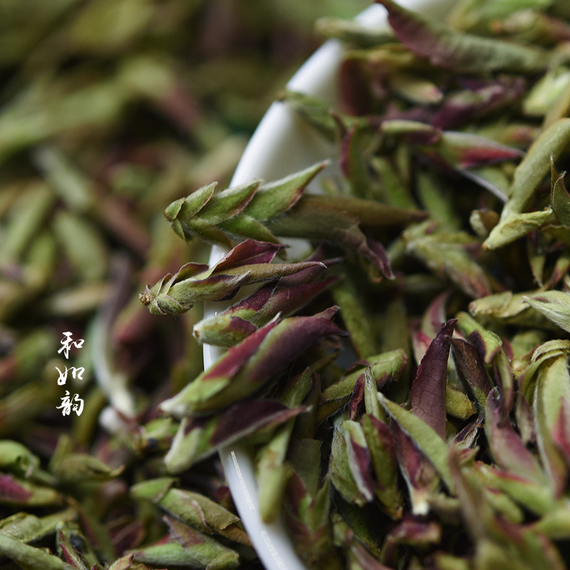 2022年春茶云南临沧野生紫芽苞茶古树芽孢茶普洱生茶花香散茶500g