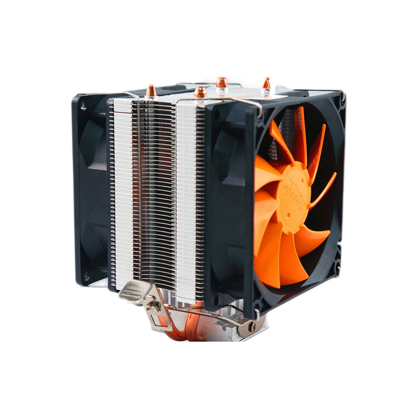 时代风源赤狐至尊gl7热管塔式散热器平台通用风扇散热器