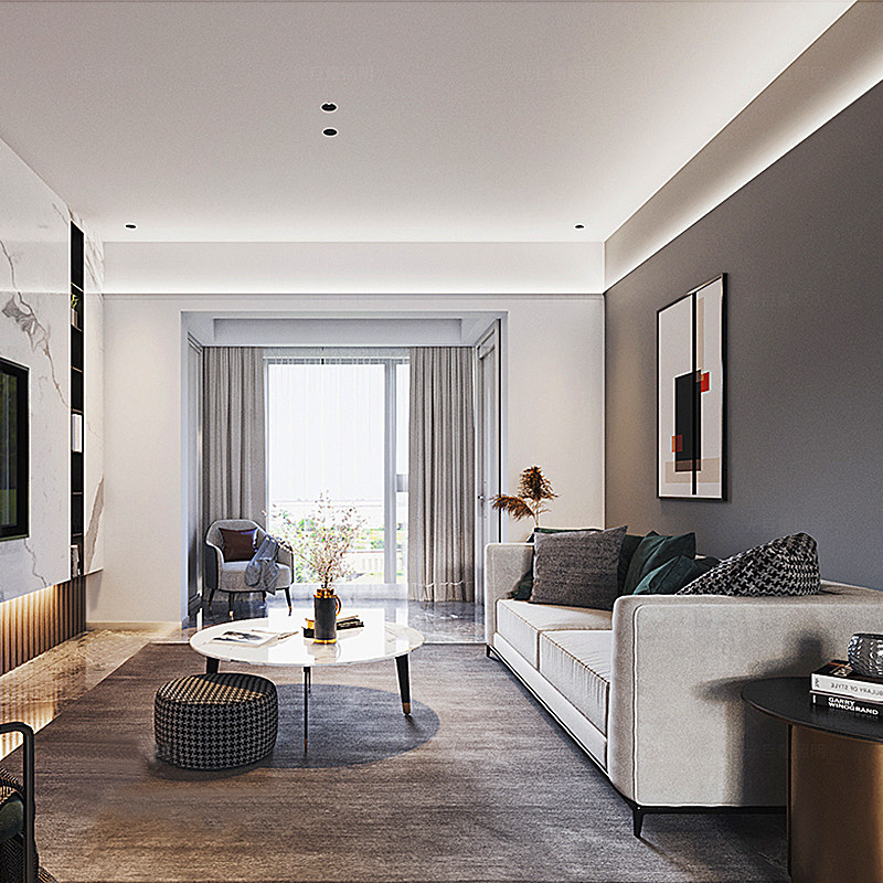 明装led顶角洗墙线条灯带氛围客厅卧室吊顶led灯带