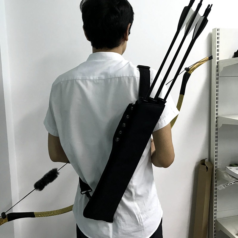 箭袋弓箭箭壶箭囊箭筒可斜背可腰挂箭包自由飞镖