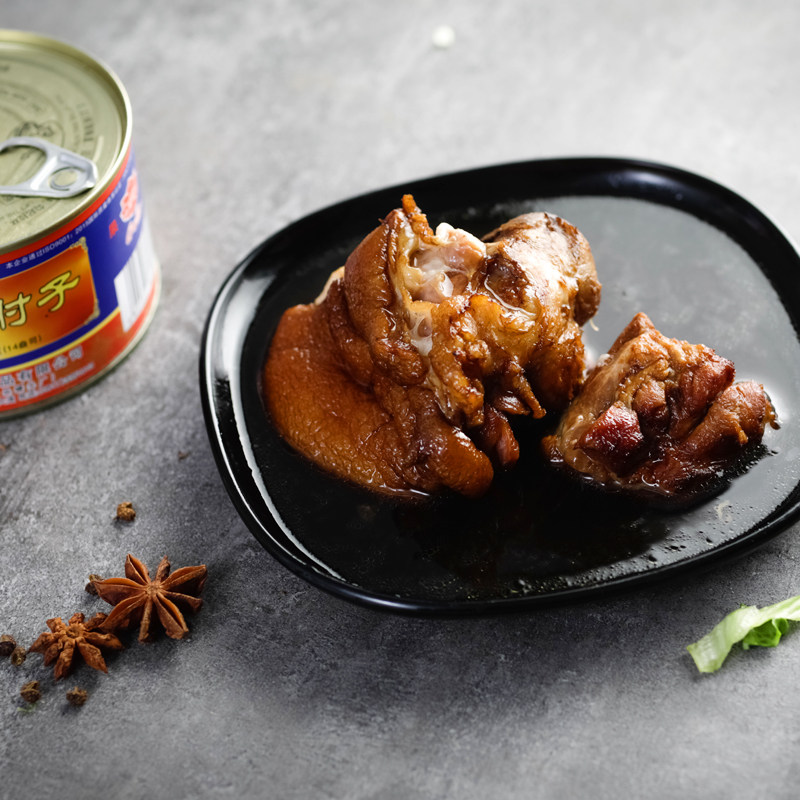 肘子恒一红烧罐头397g猪蹄膀红烧肉罐装熟菜肉制品