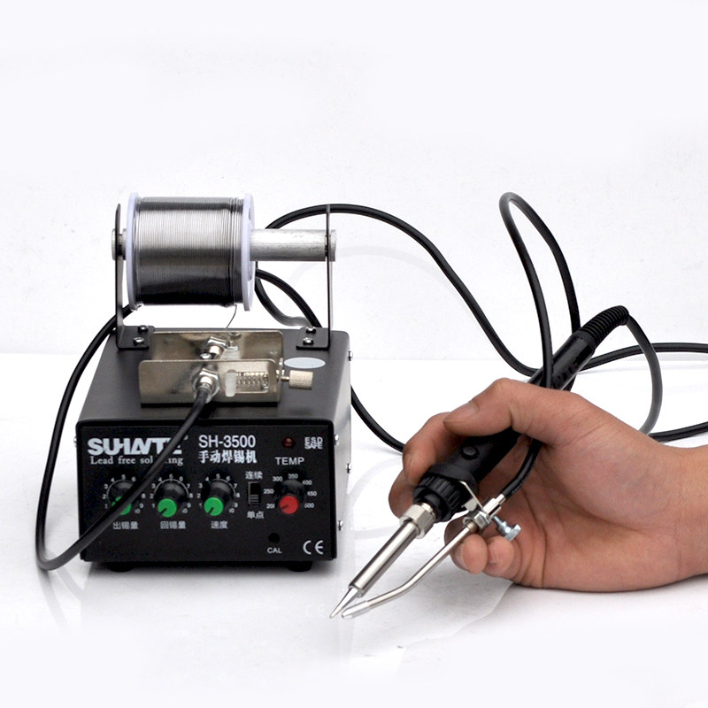 焊锡机 脚踏自动出锡 送锡焊枪 送锡电烙铁自动焊锡机器人936焊台