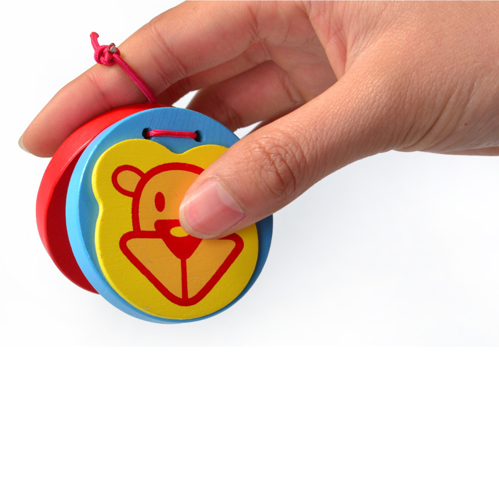 卡通动物响板奥尔夫乐器婴幼婴幼儿儿童益智玩具早教打击乐器