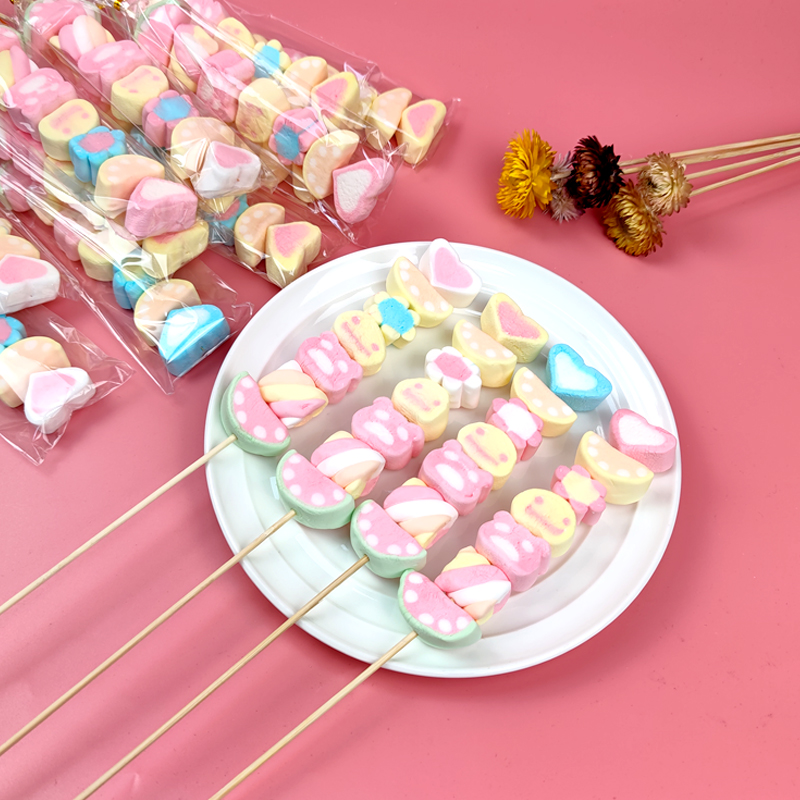 串串串烧棉花糖棒棒糖圣诞节礼物糖果diy花束长杆传统糖果