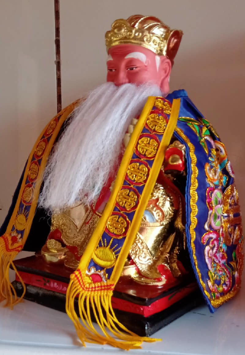 土地福德正神大伯伯公神像披风神明衣神袍台版刺绣