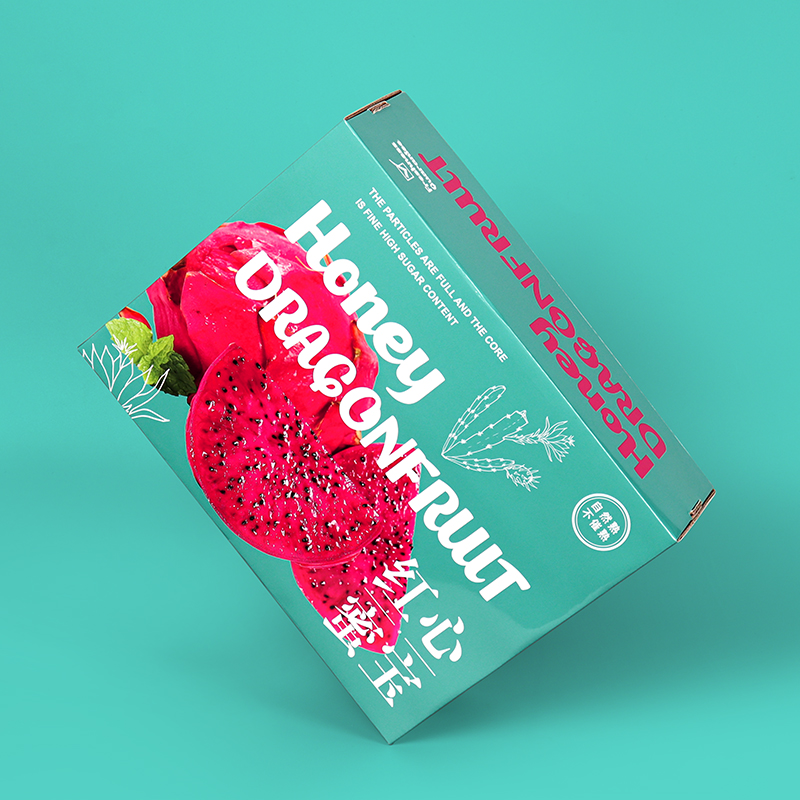 蜜宝红心火龙果礼盒包装盒盒子5斤红龙礼品盒水果礼品盒