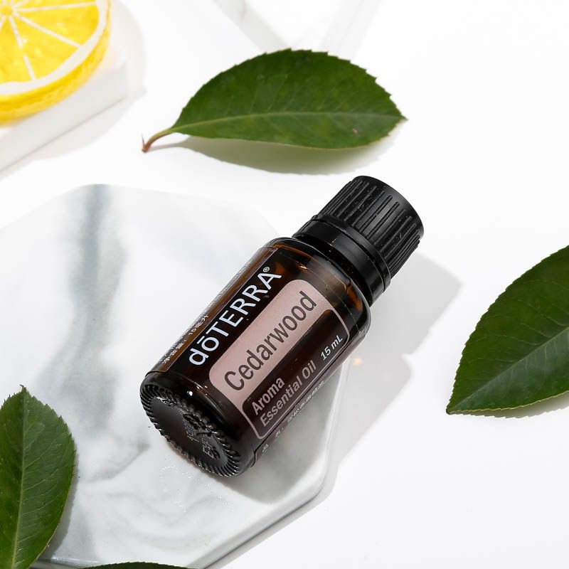 doterra多特瑞雪松单方精油15ml咳嗽化痰祛屑护发单方精油