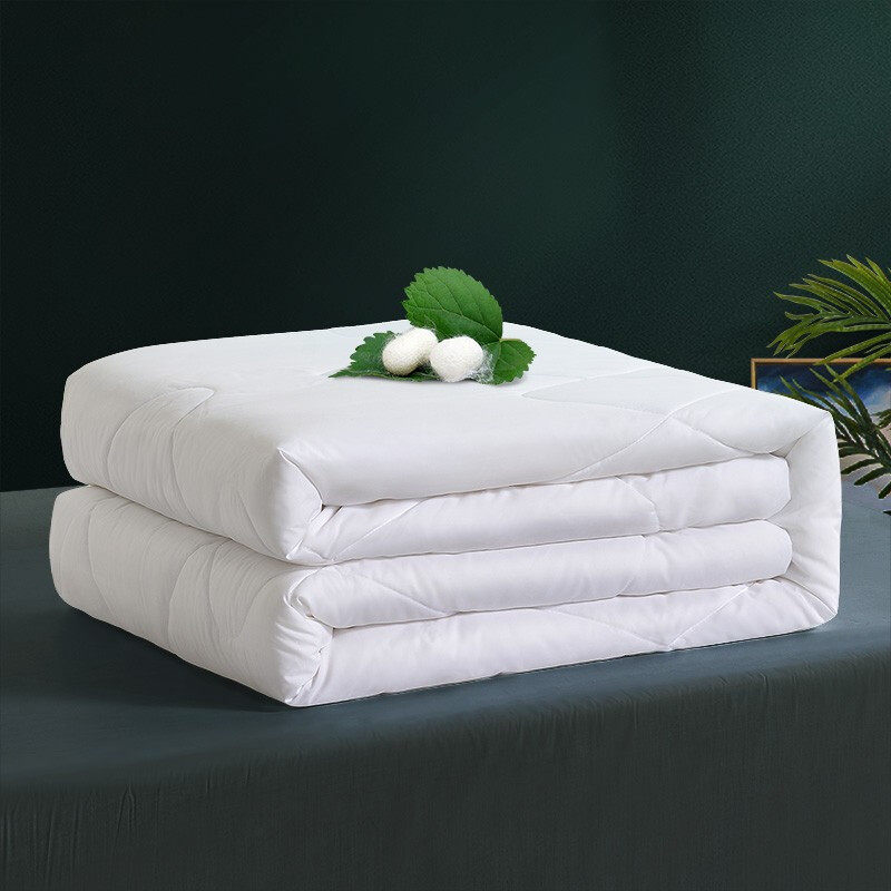 空调富安娜家纺春秋被子抑菌桑蚕蚕丝四季18m蚕丝被