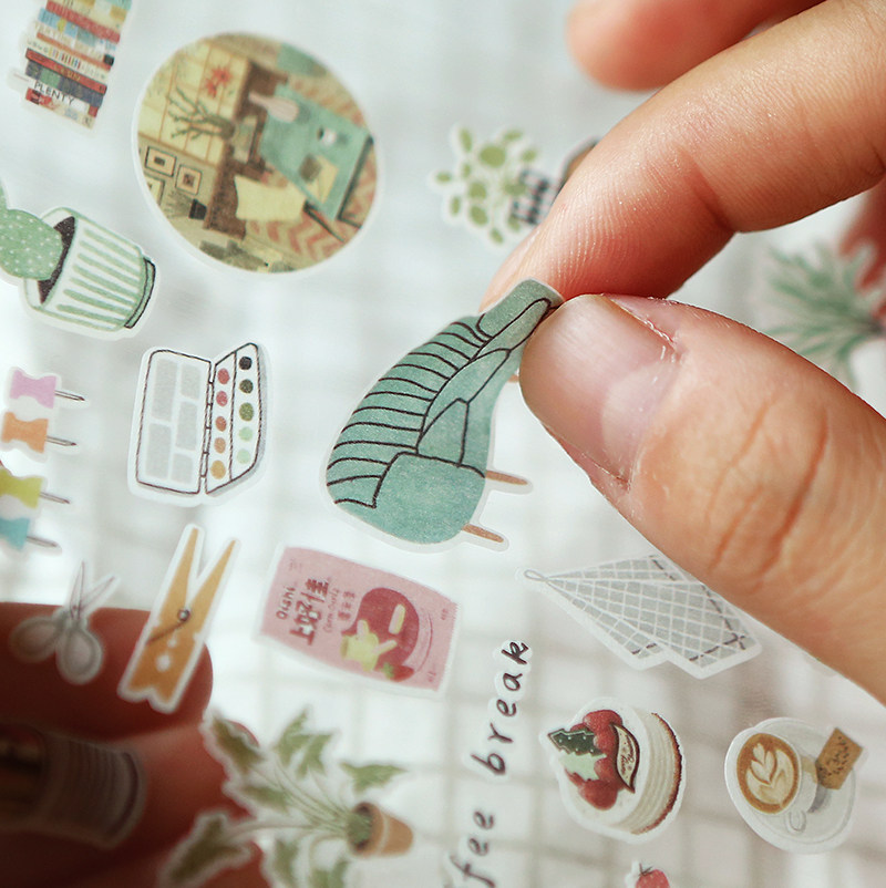 手账原创文艺贴纸文具日记本diy装饰手帐素材贴纸