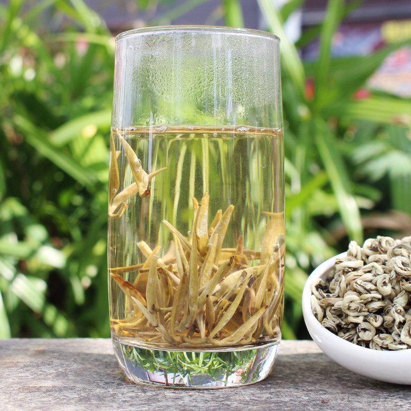 横县茉莉花茶2022新茶浓香型白玉螺王散装耐泡茶叶250g500g罐装_一朵