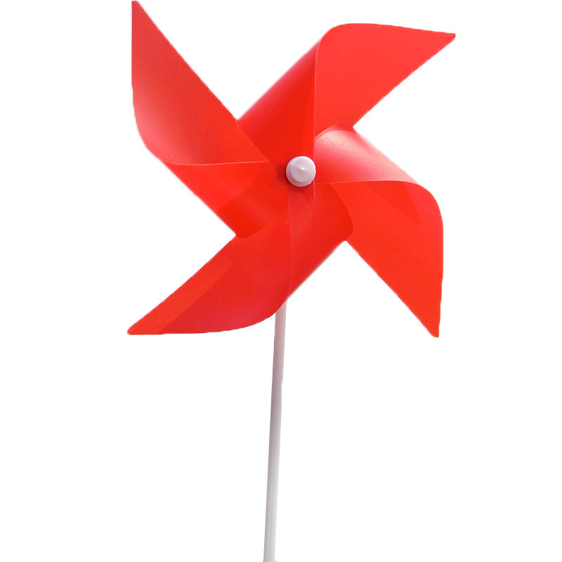 纯色四叶风车包邮儿童玩具节日婚礼diy装饰广告风车