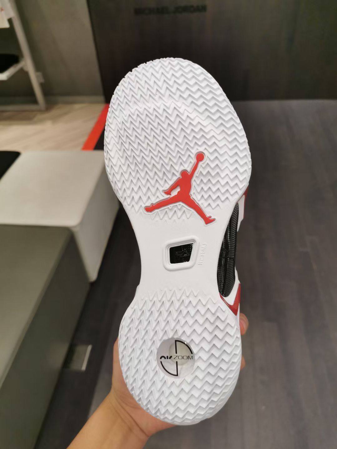 air jordan xxxvi pf aj36黑白红限定男子实战篮球鞋 da9053-100-mc