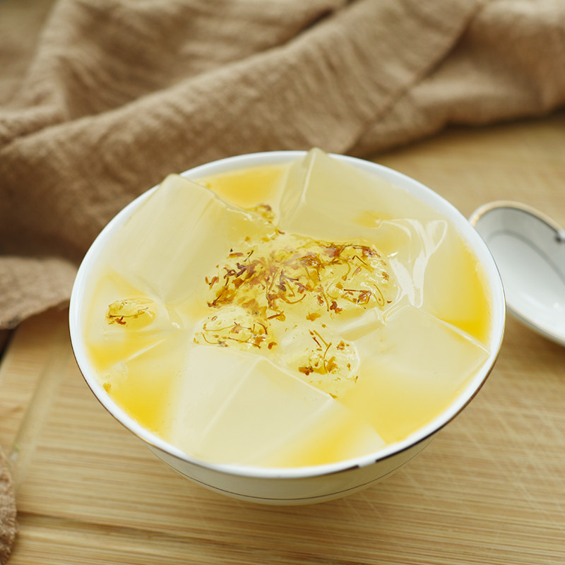 即食家用食用果冻粉水晶冰粉粉儿童100g 广西宇峰白凉粉专用粉盒装