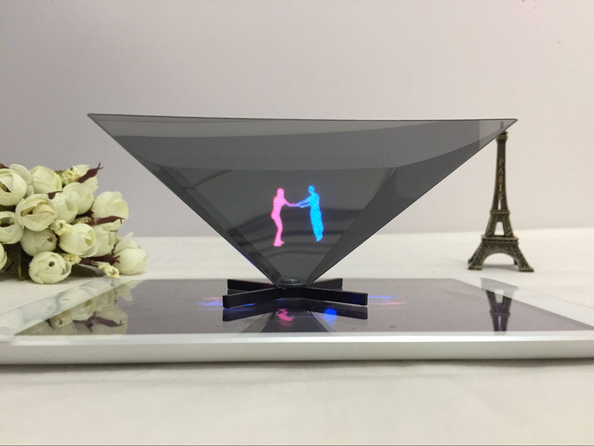全息3d金字塔diy投影仪ipadipad投影裸眼幕布
