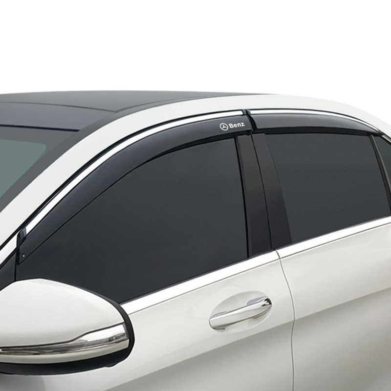 奔驰晴雨c63amgc260c180lc200lc300l专用专用车车窗雨眉