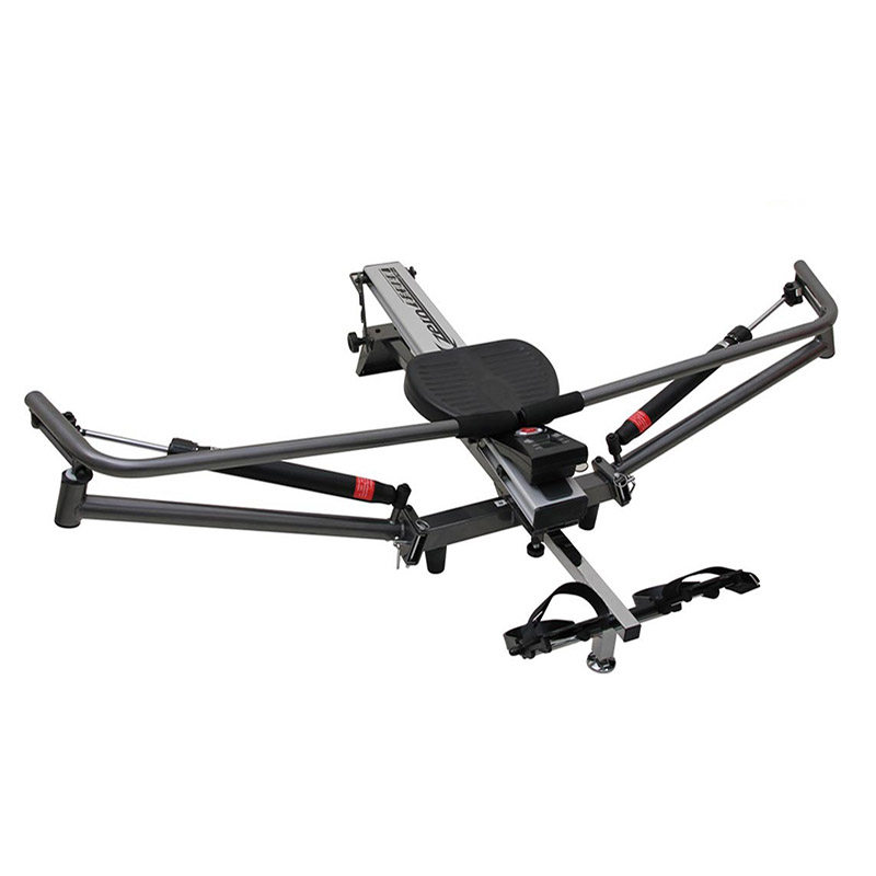 划船机家用12档双桨液压室内健身房划船可折叠静音划船机
