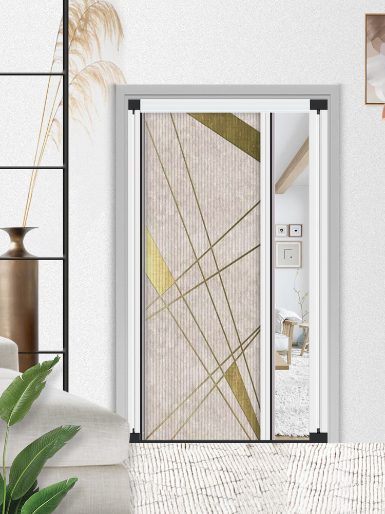 御霄室内北欧新款移门折叠伸缩推拉门厨房客厅厨房门