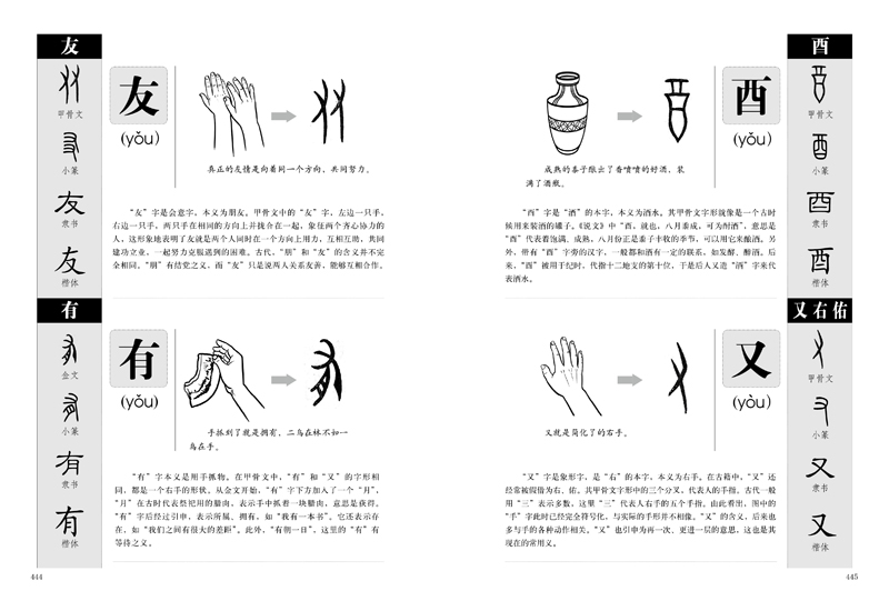 图解说文解字(画说汉字1000个汉字的故事)许慎著汉字的演变过程精辟图