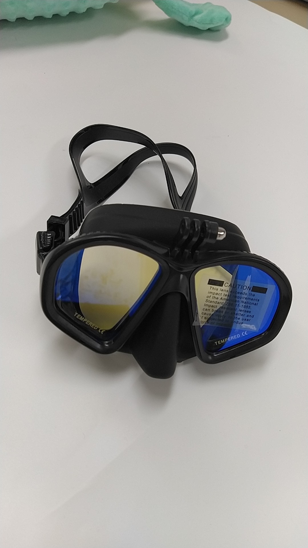 渔猎面镜自由面罩waterscuba近视潜水镜面迷彩进口面镜