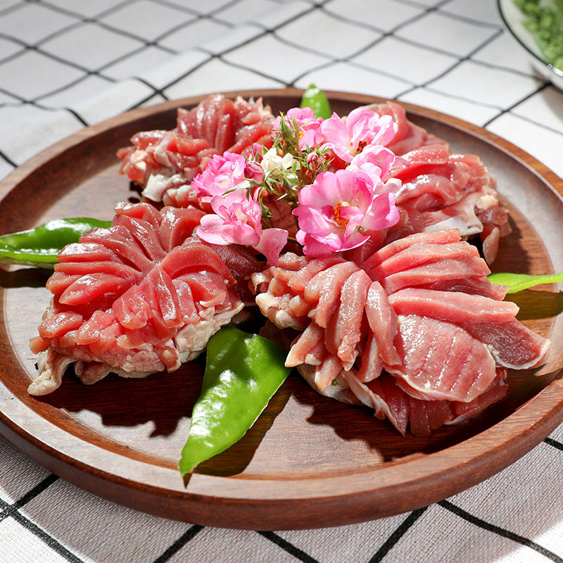 火锅鸭胗君花300克满鸭肫切花刀串串食材其它鸭肉类