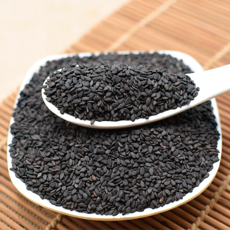 芝麻500g生黑新货油麻味道好干净颗粒饱满无沙特色米