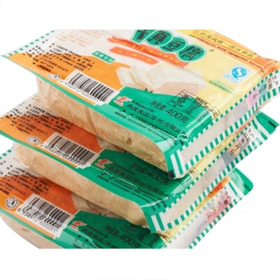 典发千页豆腐400g*5包装 速冻千叶豆腐素食煎煮炒炸火锅麻辣烫用