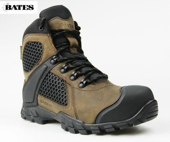美国bates贝特特斯作战8寸高帮狼棕色户外防水战术靴