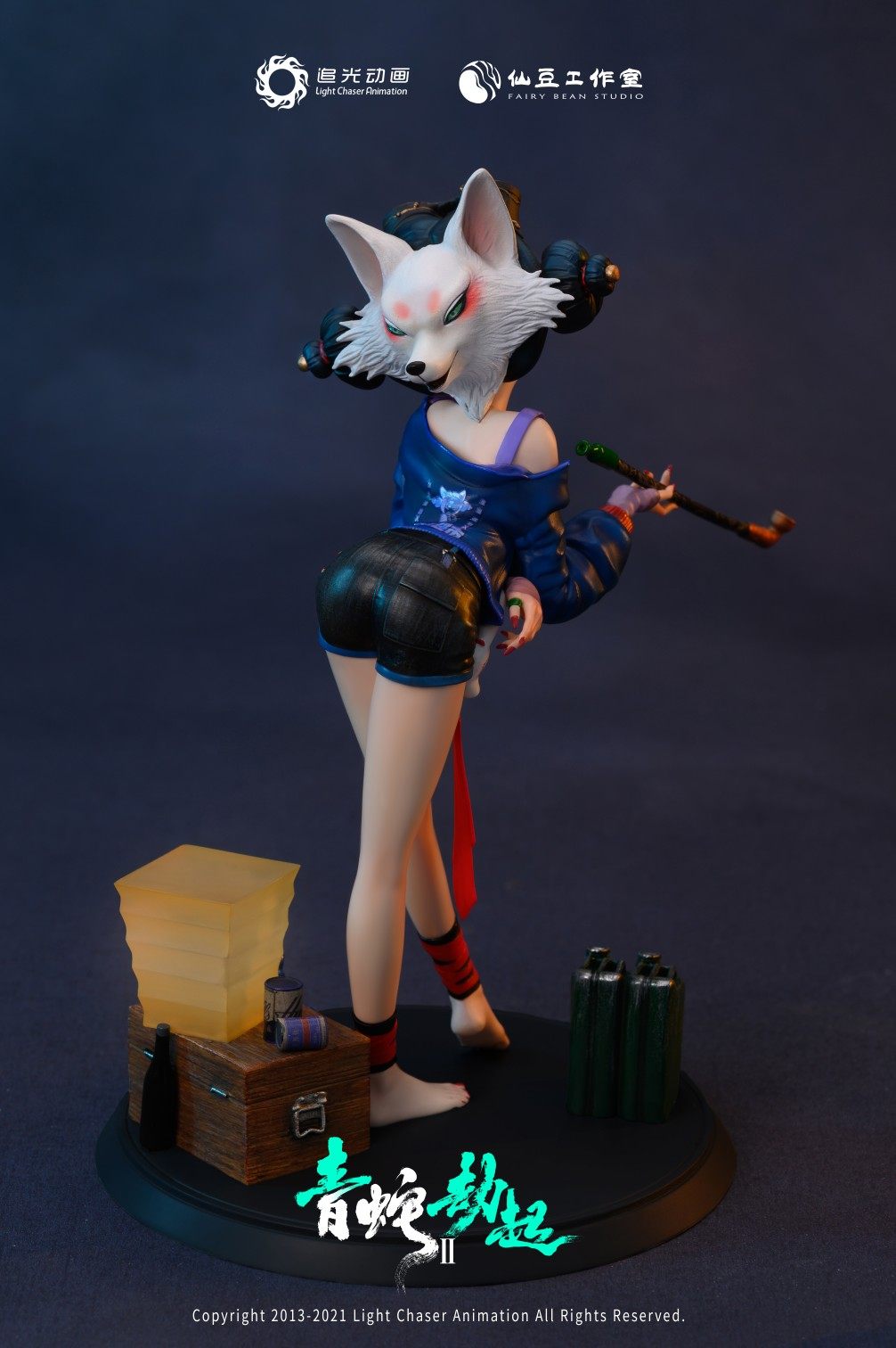 仙豆工作室白蛇缘起青蛇劫起妖狐青坊狐狸手办手办